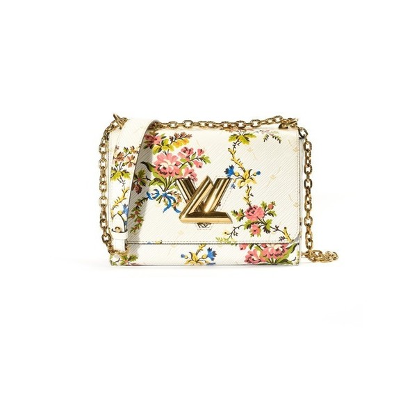 Louis Vuitton Twist Mm Floral Epi White - vintage - Picture 1 of 1